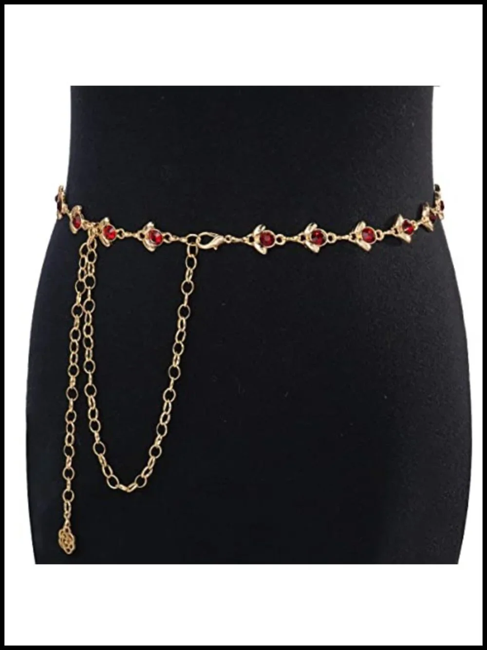 Rhinestone Crystal Chain Waist Belt for Dresses Gift